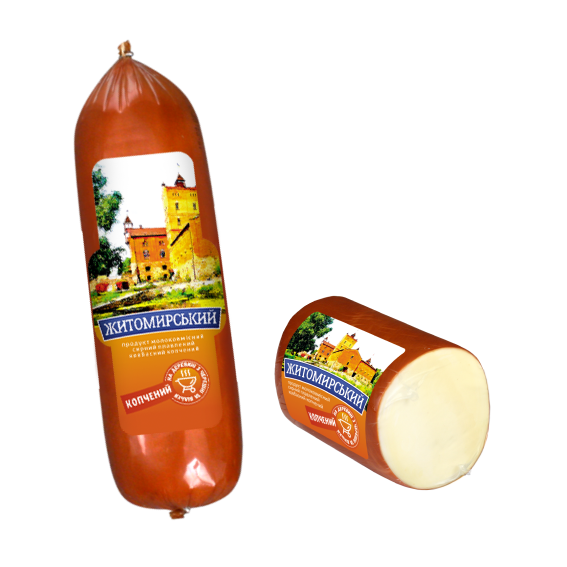 Продукт сирний плавлений ковбасно-копчений Житомирський