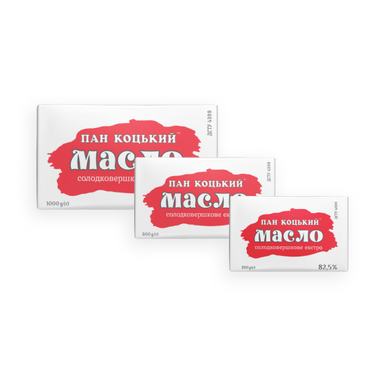 Масло Пан Коцький 82,5%